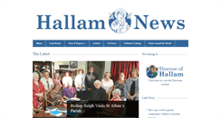 Desktop Screenshot of hallamnews.com