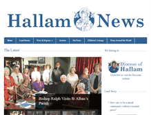 Tablet Screenshot of hallamnews.com